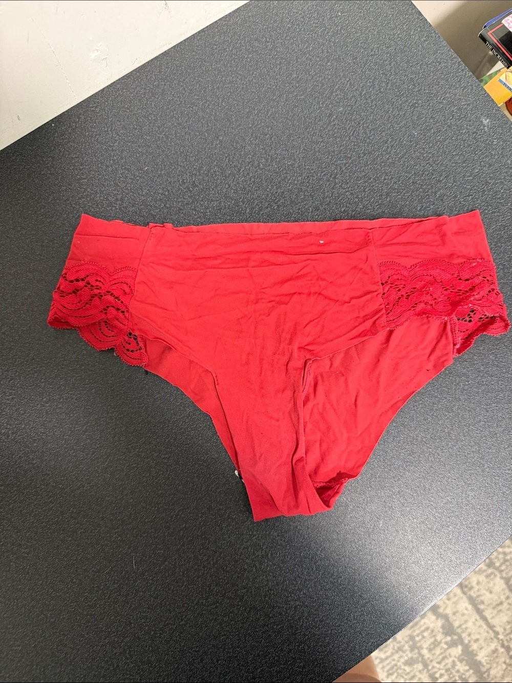 Auden Red Lace Hipster Brief